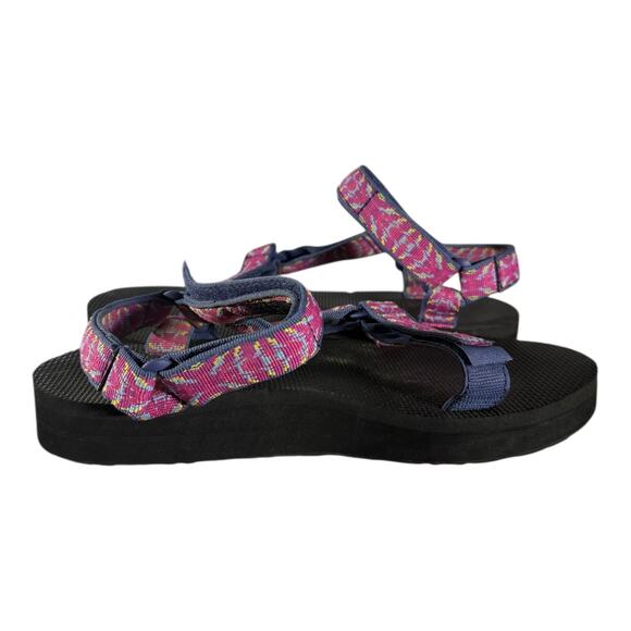 TEVA Triton Raspberry Sorbet Midform Universal Strappy Sandal Women’s Size 10 - Picture 7 of 8